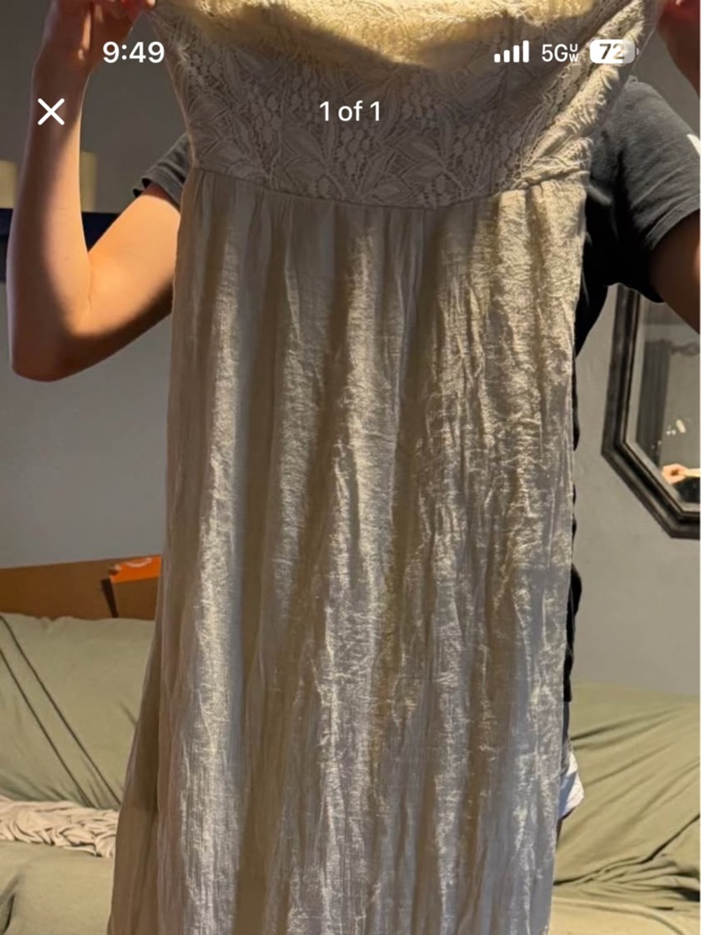 Maurices Cream Maxi dress